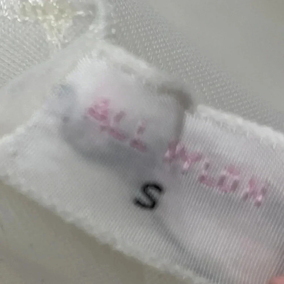 SOLD - Vintage Sheer Chiffon Peignoir robe. Boudoir Creamy White Bridal 1960’s - Picture 16 of 16